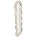 Specchio Da Parete Teddy Wavy In Bouclé Crema 67x166 Cm - Foto miniatura 2
