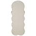 Specchio Da Parete Teddy Wavy In Bouclé Crema 67x166 Cm - Foto miniatura 6