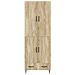Set di armadi 2 pcs 66 x 34,5 x 95 cm Legno ingegnerizzato - Foto miniatura 4
