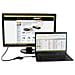 Adattatore DisplayPort a HDMI e VGA - Convertitore audio / video da viaggio DP 2 in 1 - 1920x1200 / 1080p - Nero - Foto miniatura 5