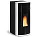 Stufa A Pellet Sibilla Plus Bianco 2,4-8,2 Kw 235 M³ Riscaldabili - Foto miniatura 1