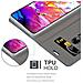 Custodia Compatibile Con Samsung Galaxy A70 In Blu Scuro Nero - Coperchio Protettiva Con Chiusura Magnetica, Funzione Stand E Tasca Per Le Carte - Foto miniatura 3