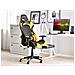 Sedia Da Gaming Nero / giallo Victory - Foto miniatura 2