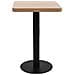 Tavolo Da Bistrot Marrone Chiaro 50x50 Cm In Mdf - Foto miniatura 2