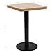 Tavolo Da Bistrot Marrone Chiaro 50x50 Cm In Mdf - Foto miniatura 6