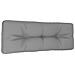 Cuscino per Pallet Grigio 120x40x12 cm in Tessuto - Foto miniatura 1