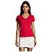 T-shirt Donna Imperiale Con Scollo A V Taglia S Rossa - Foto miniatura 1
