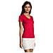 T-shirt Donna Imperiale Con Scollo A V Taglia S Rossa - Foto miniatura 3