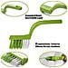 Tile Comune Pennello 4 In 1 Multifunzione Comune Scrubber Cucina Bagno Spazzola Di Pulizia Grout Muffa Brush Cleaner Verde - Foto miniatura 4