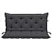 Cuscino per Panca Antracite 120x (50+50) x7cm in Tessuto Oxford - Foto miniatura 3