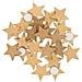Adesivi Stella In Legno Dorato - Foto miniatura 1