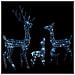 Famiglia di Renne di Natale 300 LED Bianco Freddo in Acrilico - Foto miniatura 2