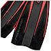Pinne Free Frog 39/40 Medium Nero / rosso - Foto miniatura 2