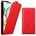 Custodia Compatibile Con Samsung Galaxy A71 4g In Rosso Mela - Coperchio Protettivo In Design Flip Con Chiusura Magnetica - Foto miniatura 6