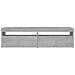 Mobili Porta TV con Luci LED 2 pz Grigio Cemento 75x35x40 cm - Foto miniatura 10