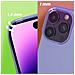 Cover Per Iphone 14 Pro Ibrida Semirigida Sottile Leggera Lilla - Foto miniatura 4