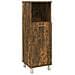 Armadietto Bagno Rovere Fumo 30x30x95 Cm In Legno Multistrato - Foto miniatura 2