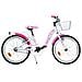 Bicicletta Bambina Smarty Misura 20'' - 20 Bianco Rosa - Foto miniatura 2
