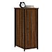 Comodino Rovere Marrone 32x42x80 Cm In Legno Multistrato - Foto miniatura 3