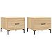 Tavolini Salotto 2pz Rovere Sonoma 50x50x40cm Legno Multistrato - Foto miniatura 2