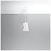 Lampadario Blum 1 Bianco Sl. 0769 - Minimalista Lampadari Bianco 128x28x28 Cm - Foto miniatura 2