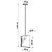 Lampadario Blum 1 Bianco Sl. 0769 - Minimalista Lampadari Bianco 128x28x28 Cm - Foto miniatura 4
