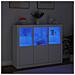Credenze Con Luci Led 3 Pz Bianche In Legno Multistrato - Foto miniatura 3
