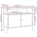 Mobile Lavabo Bagno Nero 60x30x60 Cm In Legno Multistrato - Foto miniatura 9