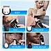 Kit Per Uomo Tagliacapelli Elettrico 5 In 1 Kit Barba Multifunzionale Impermeabile Tagliacapelli Per Naso E Baffi Senza Fili Con Display A Led - Foto miniatura 2