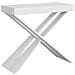 Consolle Allungabile 90x40/196 Cm Diago Small Bianco Frassino Telaio Bianco - Foto miniatura 1