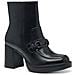 Black Elegant Closed Booties Stivaletti Pelle Scarpe Donna Nero Eu 38, 1-25358-41 001 - Foto miniatura 1