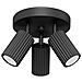 Lampada Da Soffitto Karbon 3p Nero Sl. 1582 - Minimalista Lampada Da Soffitto Nero 18x19.5x19.5 Cm - Foto miniatura 1