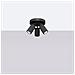 Lampada Da Soffitto Karbon 3p Nero Sl. 1582 - Minimalista Lampada Da Soffitto Nero 18x19.5x19.5 Cm - Foto miniatura 2