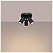Lampada Da Soffitto Karbon 3p Nero Sl. 1582 - Minimalista Lampada Da Soffitto Nero 18x19.5x19.5 Cm - Foto miniatura 3