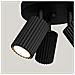 Lampada Da Soffitto Karbon 3p Nero Sl. 1582 - Minimalista Lampada Da Soffitto Nero 18x19.5x19.5 Cm - Foto miniatura 5