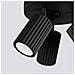Lampada Da Soffitto Karbon 3p Nero Sl. 1582 - Minimalista Lampada Da Soffitto Nero 18x19.5x19.5 Cm - Foto miniatura 6