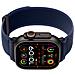 Cinturini Per Orologi In Nylon Compatibili Con Apple Watch - Cinturini Sportivi Traspiranti Per Iwatch Serie 8/7/6/5/4/3/2/1/se/ultra Blue L - Foto miniatura 2