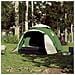 Tenda a Cupola da Campeggio 3 Persone Verde a Rilascio Rapido - Foto miniatura 3