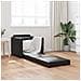 Divano Letto 2-in-1 Nera 74x77x81 cm Pelle Sintetica - Foto miniatura 3