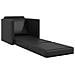 Divano Letto 2-in-1 Nera 74x77x81 cm Pelle Sintetica - Foto miniatura 4