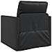 Divano Letto 2-in-1 Nera 74x77x81 cm Pelle Sintetica - Foto miniatura 7