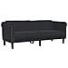 Set di Divani 3 pz Nero in Velluto - Foto miniatura 5