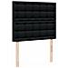 Struttura Letto Pouf con Materasso Nero 120x200 cm in Tessuto - Foto miniatura 9