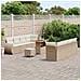 Set Divano da Giardino 11 pcs Beige Poly Rattan - Foto miniatura 3
