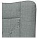 Sedia rilassante Grigio chiaro 63 x 67 x 94 cm Tessuto - Foto miniatura 7
