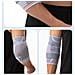 Tutore Sportivo Regolabile A Compressione Per Gomito Con Imbottitura In Silicone Per Supporto E Protezione  L - Foto miniatura 2