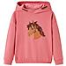 Felpa con Cappuccio da Bambina Rosa Antico 128 - Foto miniatura 1