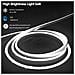 Striscia Led Neon Monocolore Dimmerabile Al Tocco Usb - Bianco Neutro 4000k Con Adesivo  1 M - Foto miniatura 6