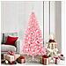 Albero di Natale con 300 LED con supporto Rosa 180 cm PVC - Foto miniatura 2