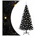 Albero di Natale con 300 LED con supporto Nero 210 cm PVC - Foto miniatura 1